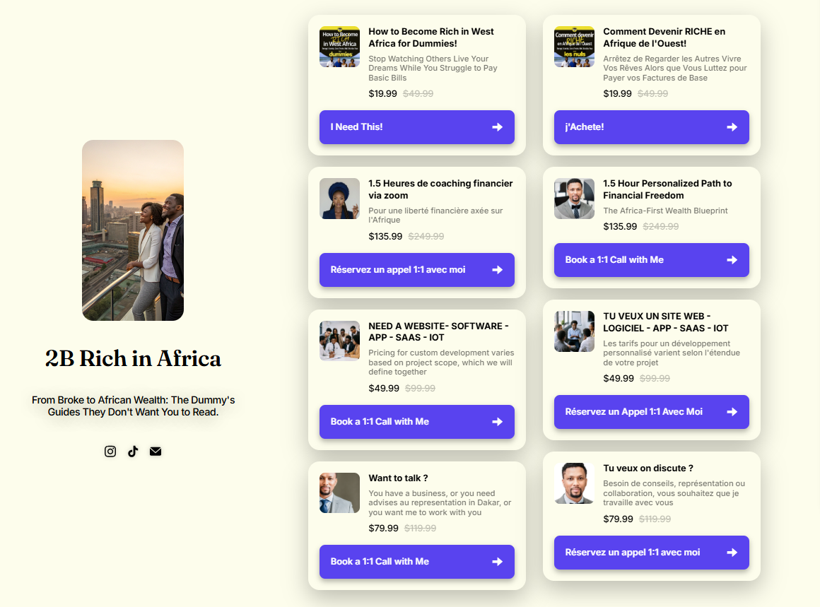 Financial help screenshot